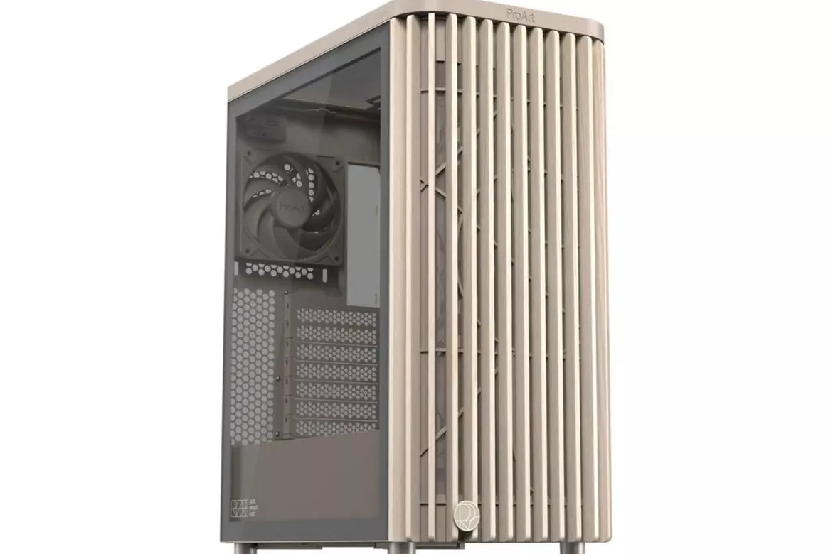 Torre PC Caja PC ASUS ProArt PA401 Wood TG PWM Beige