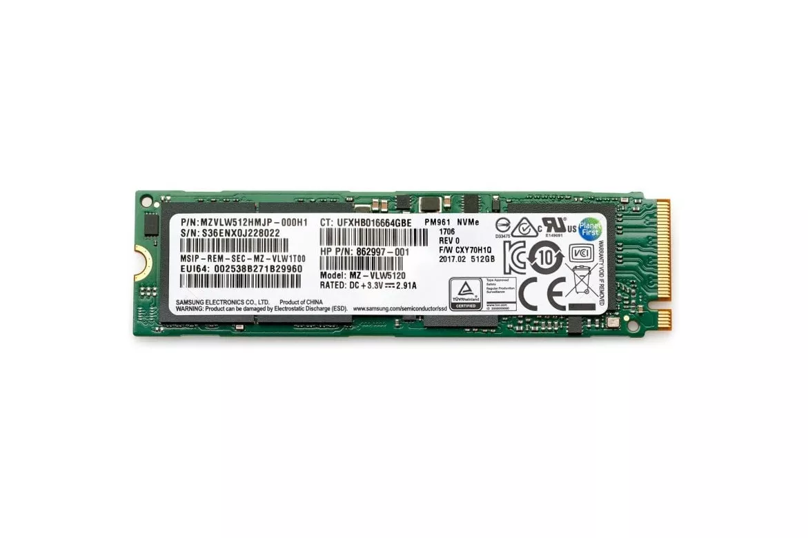 Disco Duro HP SSD 512GB PCIe 4x4 NVMe TLC Alto Rendimiento Silencioso