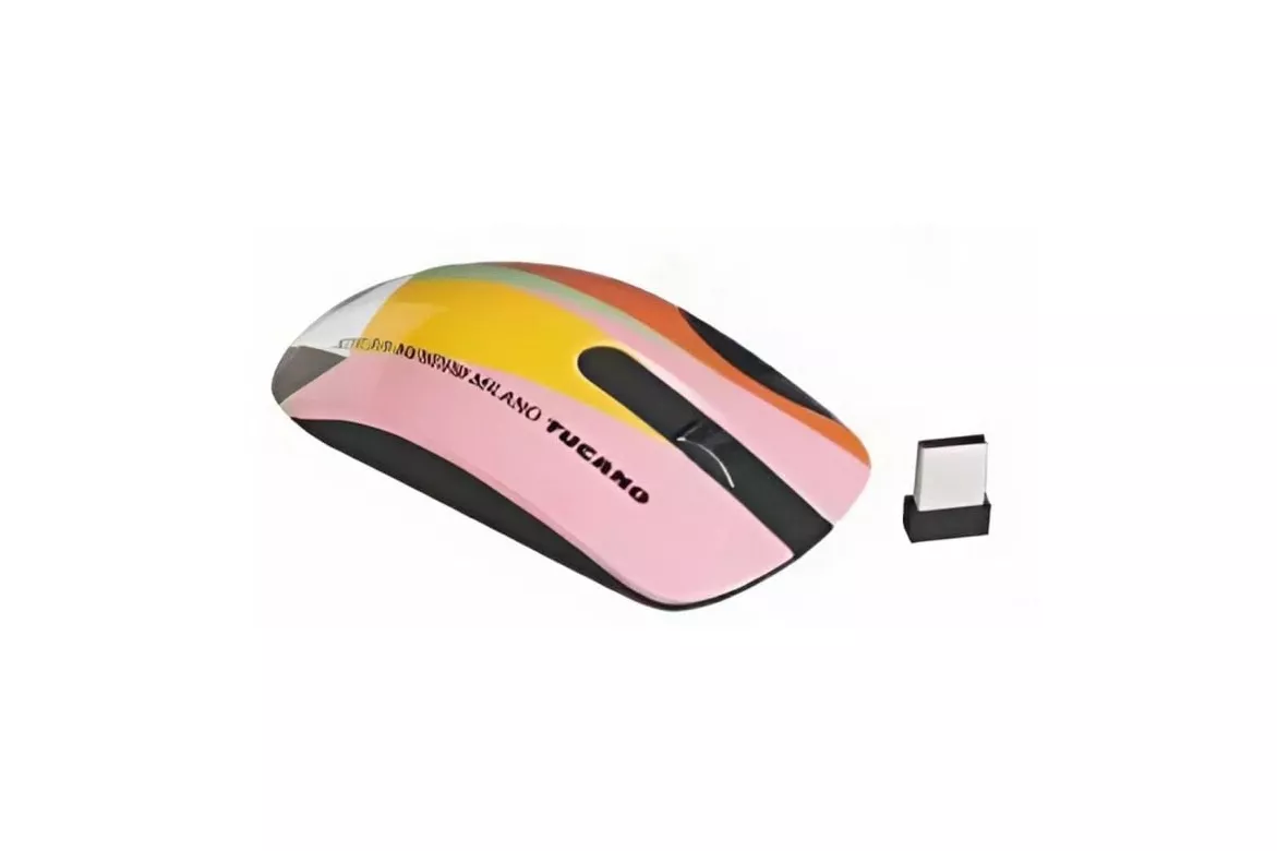 Rat&oacute;n TUCANO MA-WM-TUSH-COL Bluetooth Ambidextro 1 Rueda Multicolor