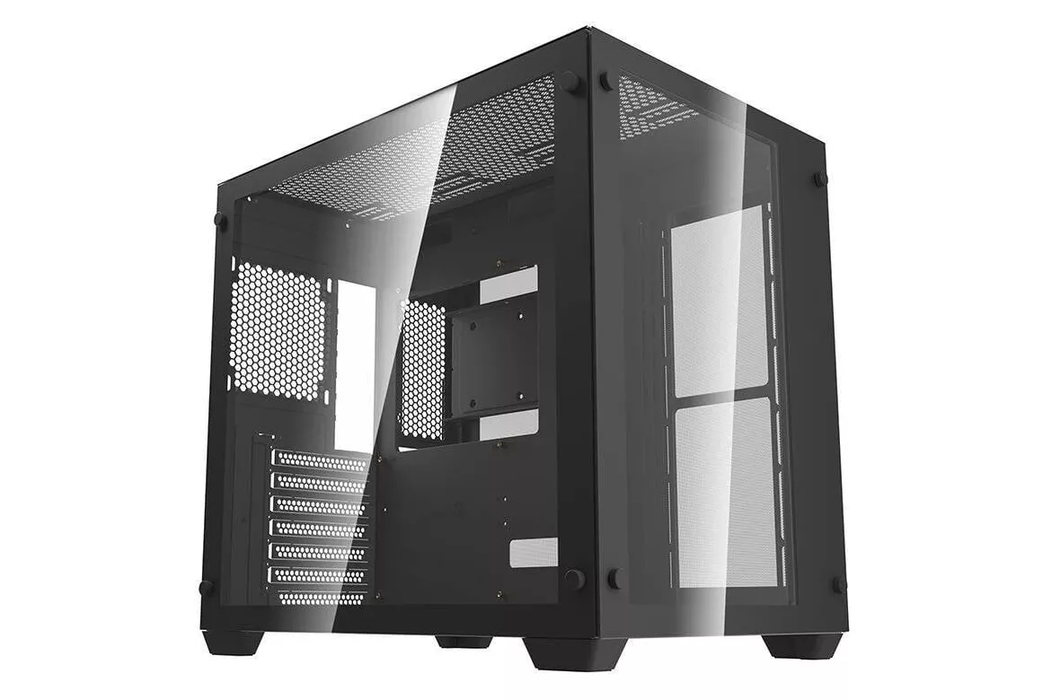 Torre PC Caja PC Darkflash C285 Negra Torre Media ATX Cristal Templado