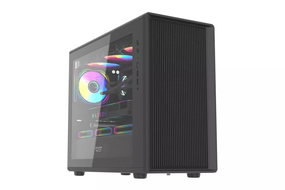 Caja PC Darkflash DB460M Negra M-ATX ITX Cristal Templado