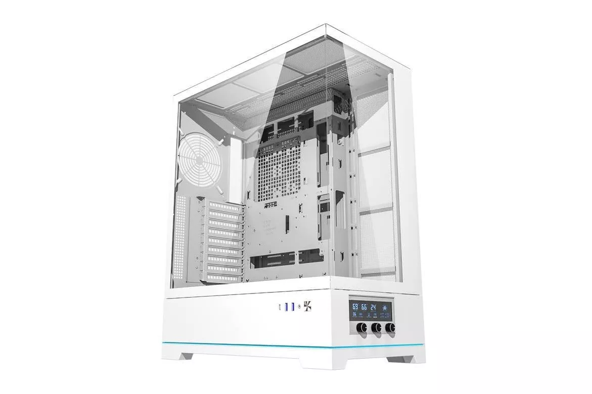 Torre PC Caja PC Darkflash DY451L Big Tower ATX Vidrio Templado Blanca
