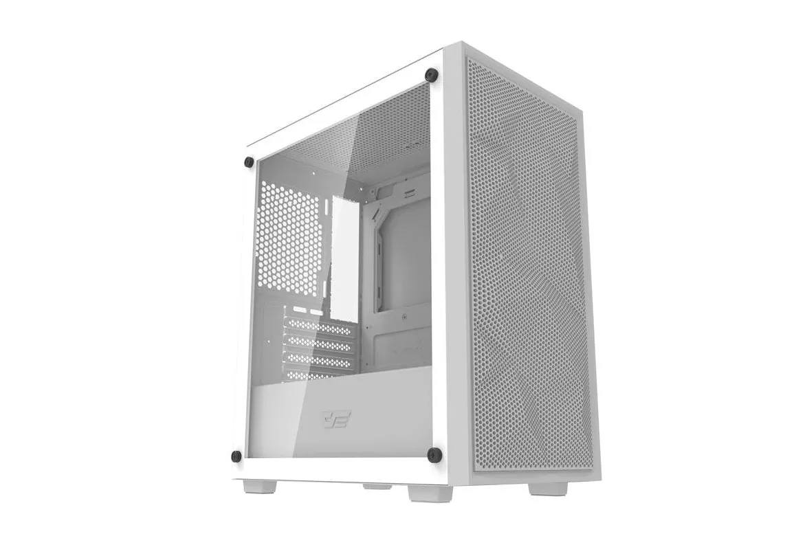 Torre PC Caja PC Darkflash M305 Mesh Mini Tower Blanca Sin Ventiladores
