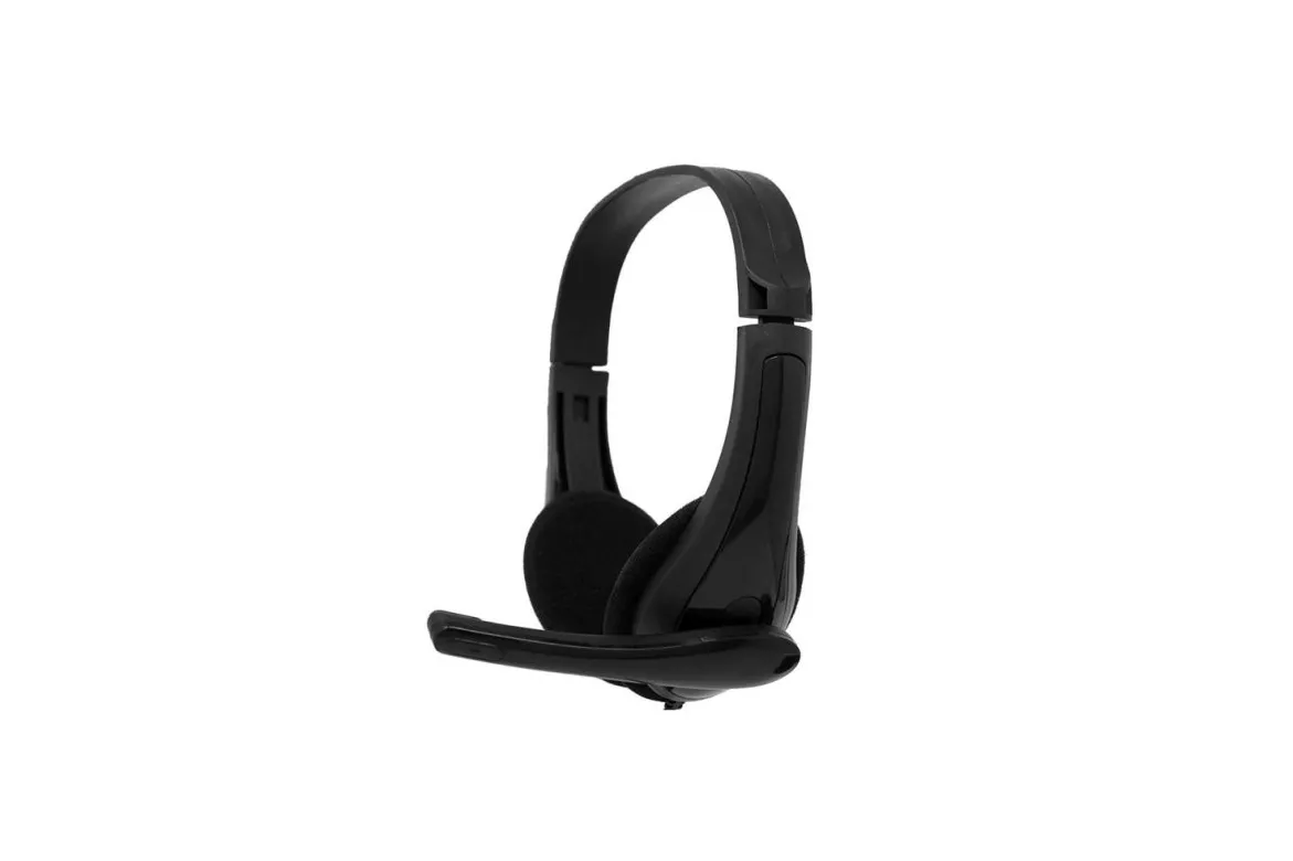 Auriculares Empire Media DESK-930 con cable, conexi&oacute;n 3,5 mm, para llamadas y m&uacute;sica, negros