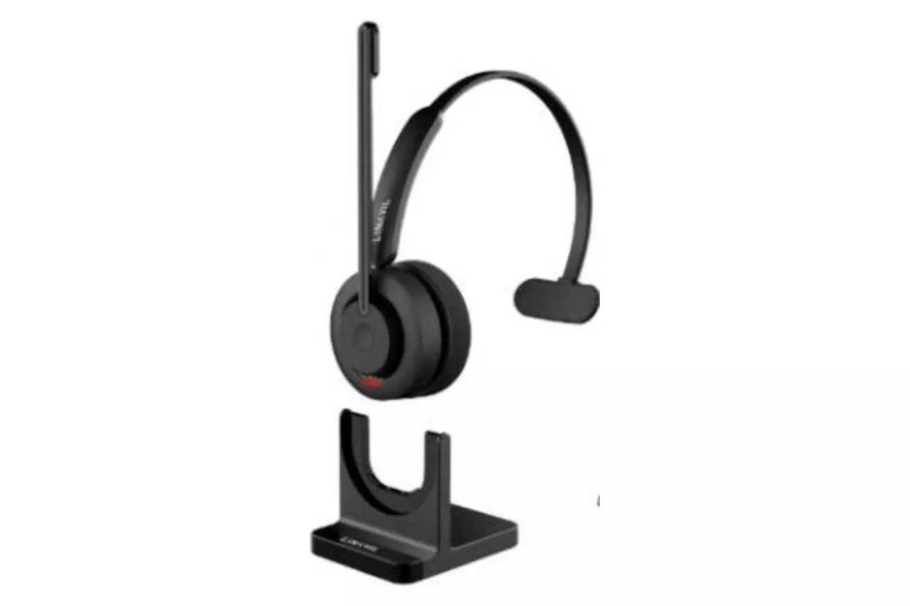 Auriculares Fanvil DH301B inal&aacute;mbricos Bluetooth con Cancelaci&oacute;n de Ruido, Micr&oacute;fono y USB-C Negro