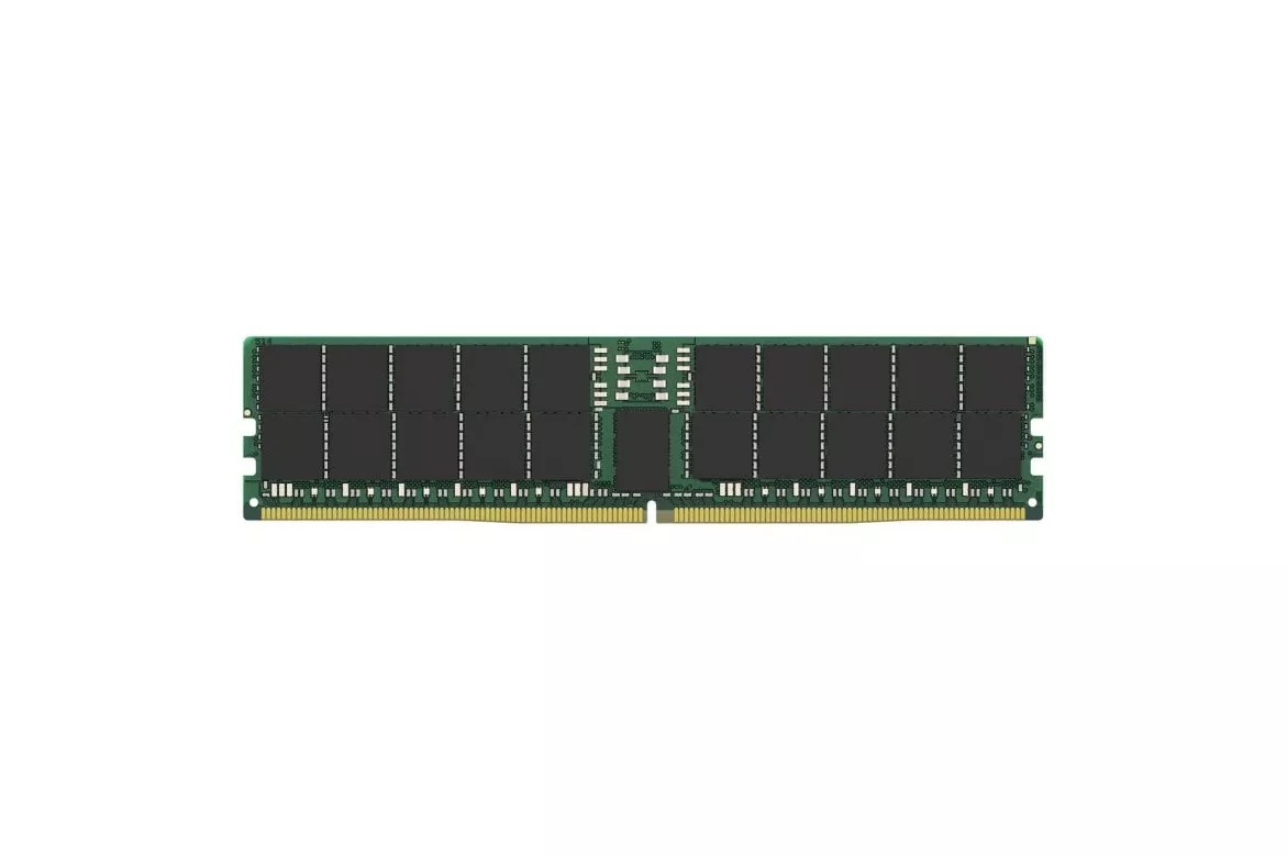 Memoria RAM Kingston KSM64R52BD4-64HA 64GB 1x64GB DDR5 6400MHz CL52 ECC Registered Gold