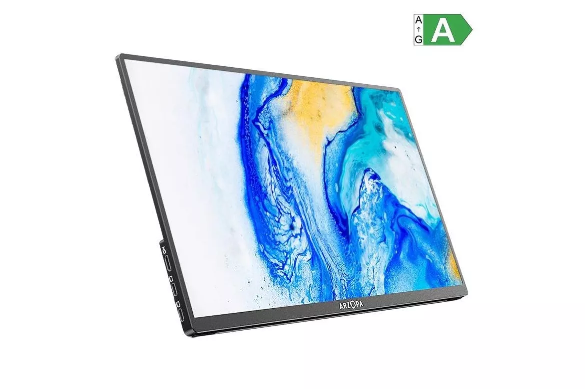 Monitor ARZOPA A1 GAMUT 15,6" FullHD 60Hz IPS Port&aacute;til HDR Altavoces Integrados
