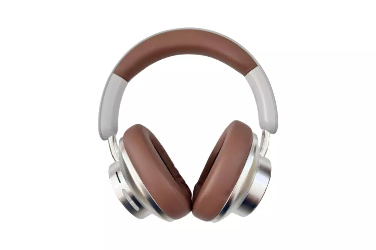 Auriculares Gen&eacute;ricos inal&aacute;mbricos Bluetooth 5.3 con Cancelaci&oacute;n de Ruido y Micr&oacute;fono marr&oacute;n