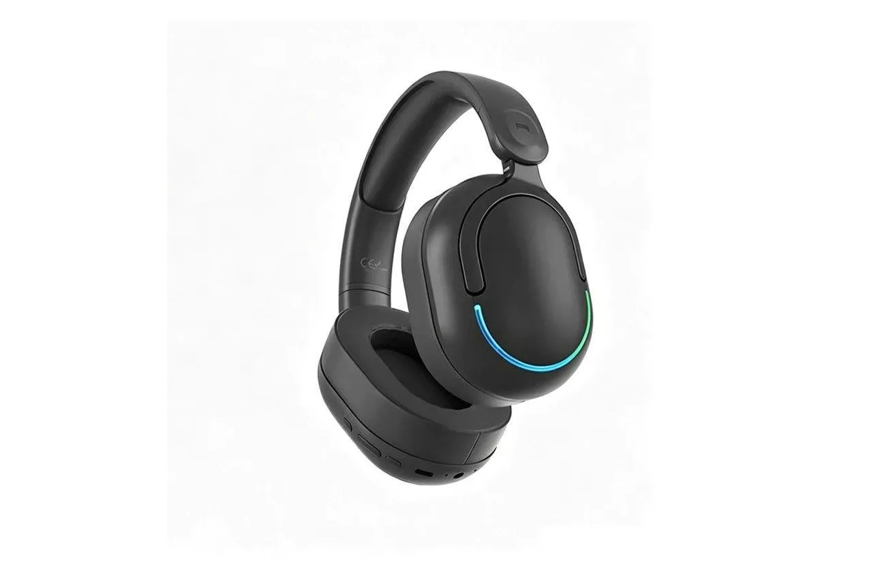 Auriculares Gen&eacute;ricos inal&aacute;mbricos Bluetooth 5.4 plegables con sonido 3D y carga r&aacute;pida negro