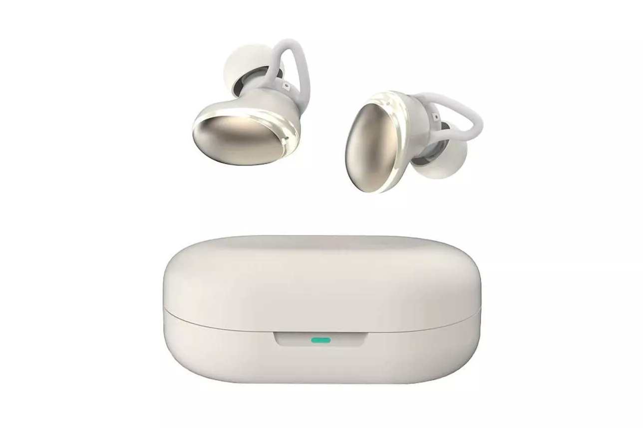 Auriculares HiFuture FUSION inal&aacute;mbricos Bluetooth 5.3 con ANC, micr&oacute;fonos inteligentes y IPX5 blancos