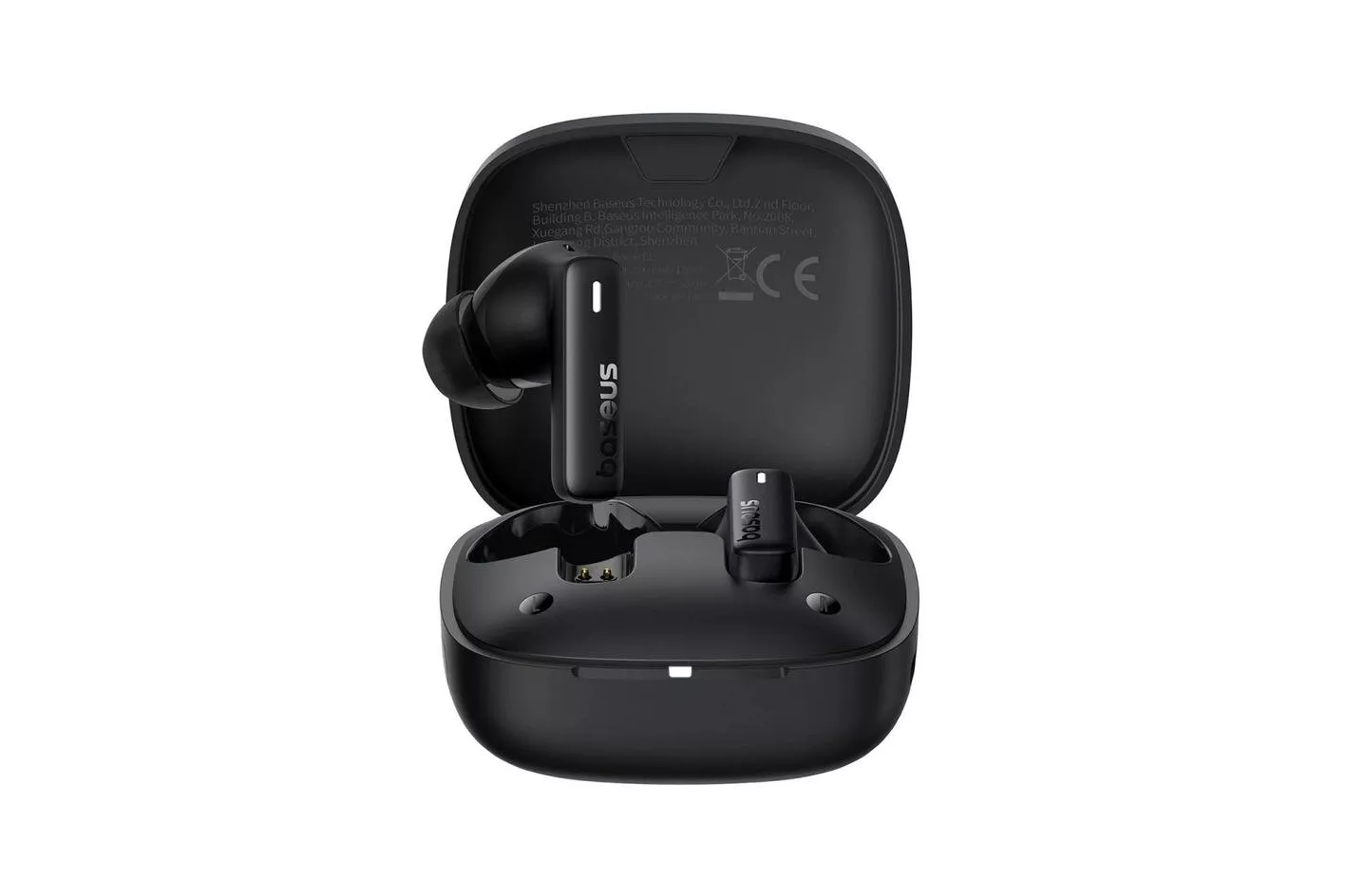 Auriculares Baseus Bowie E19 inal&aacute;mbricos Bluetooth 5.3 Waterproof IPX5 Negro para Llamadas y M&uacute;sica