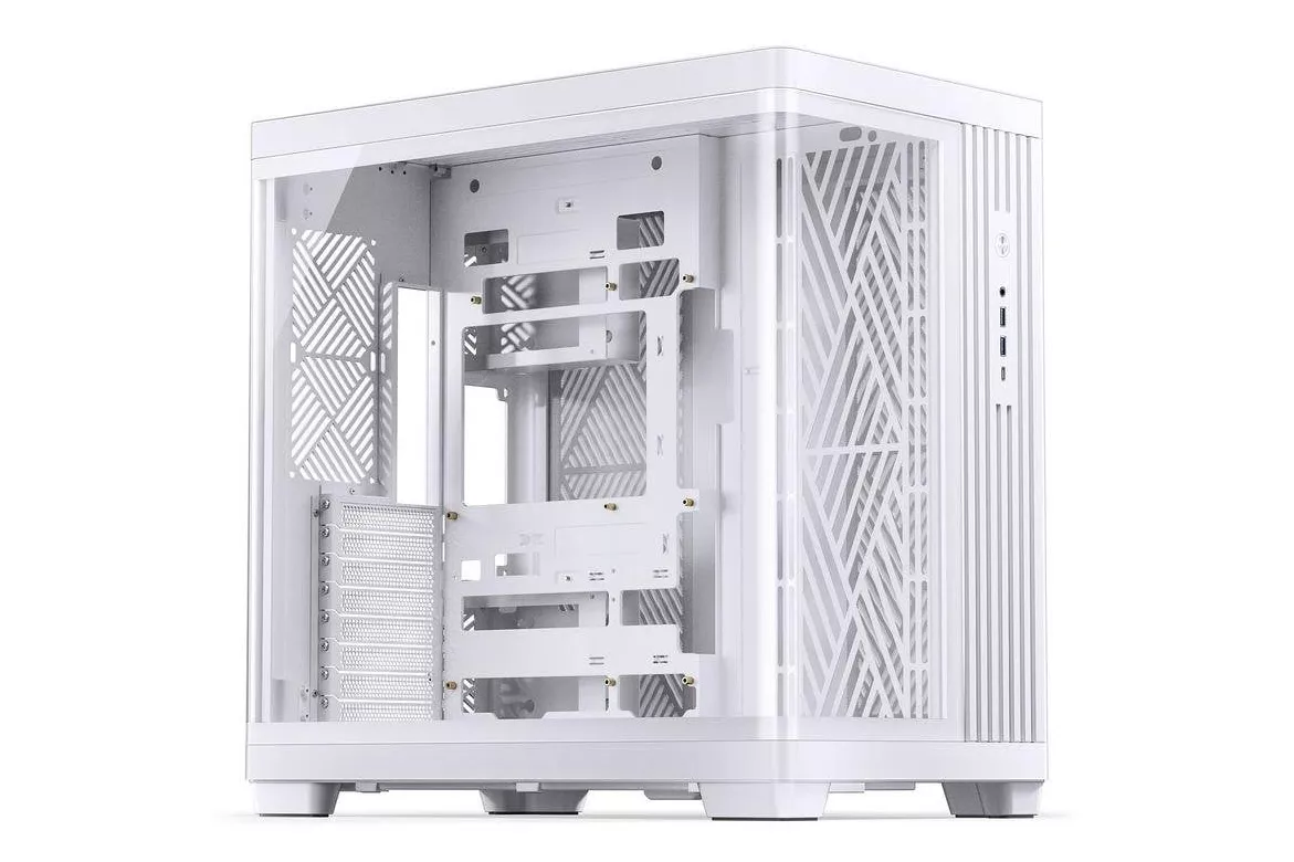 Caja Mid Tower Jonsbo TK-4 WHITE Vidrio Templado Acuario ATX Gamer