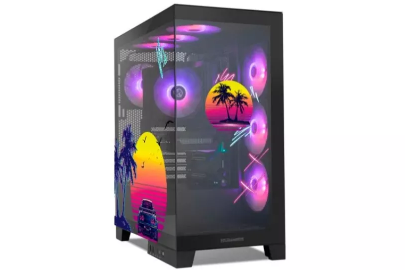Torre PC NOX Hummer GLOCK ARGB Semitorre ATX Cristal Templado USB-C Negra - Magic City Edition
