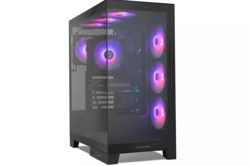 Torre PC NOX Hummer GLOCK ARGB Semitorre ATX Cristal Templado USB-C Negra - Nyx Edition