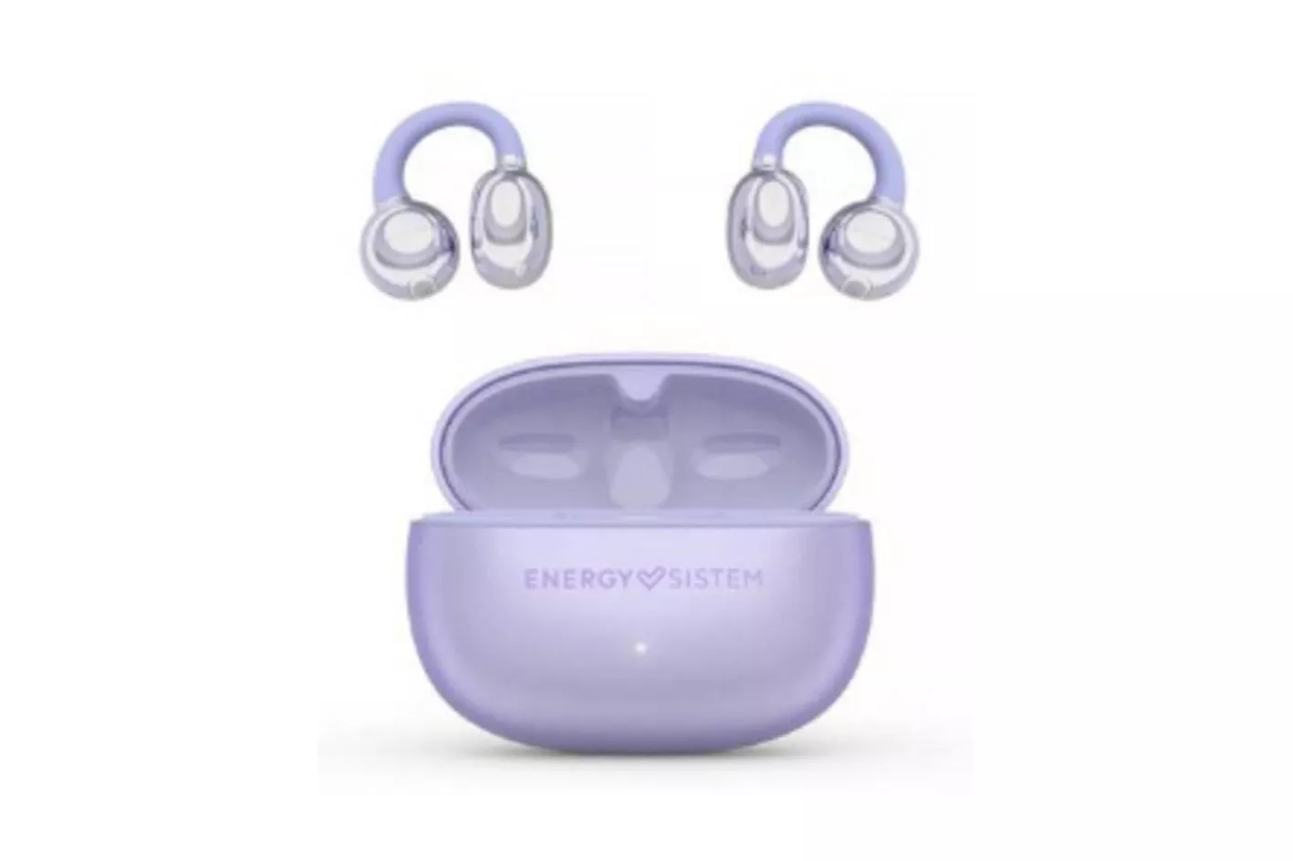 Auriculares Energy Sistem ChicPods inal&aacute;mbricos Bluetooth 5.4 con Open Sound y IPX4 violeta