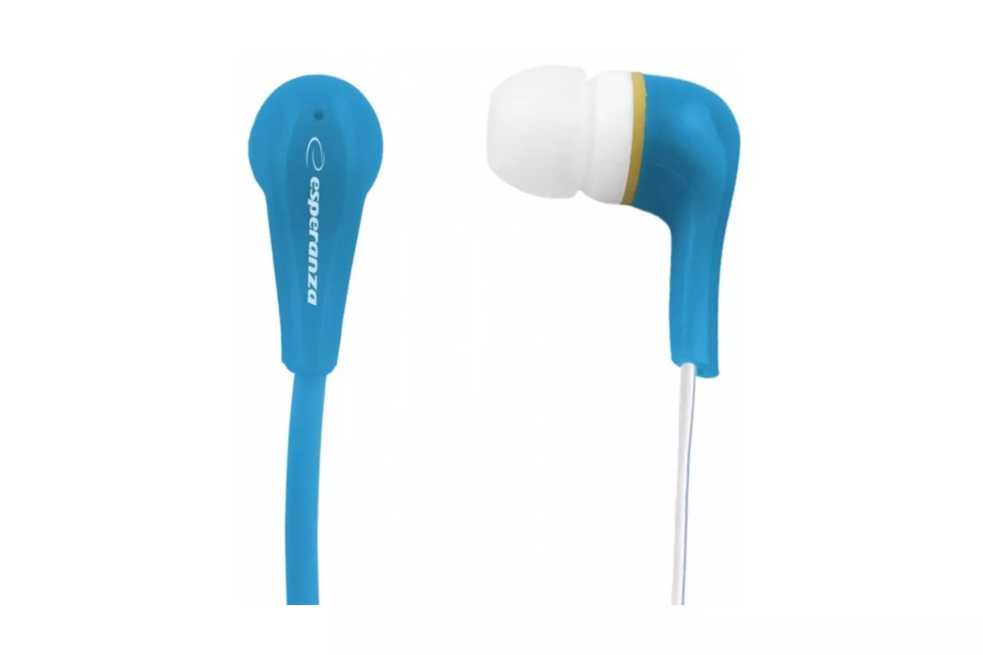 Auriculares Esperanza EH146B con cable Mini Jack 3,5 mm para m&uacute;sica, azul