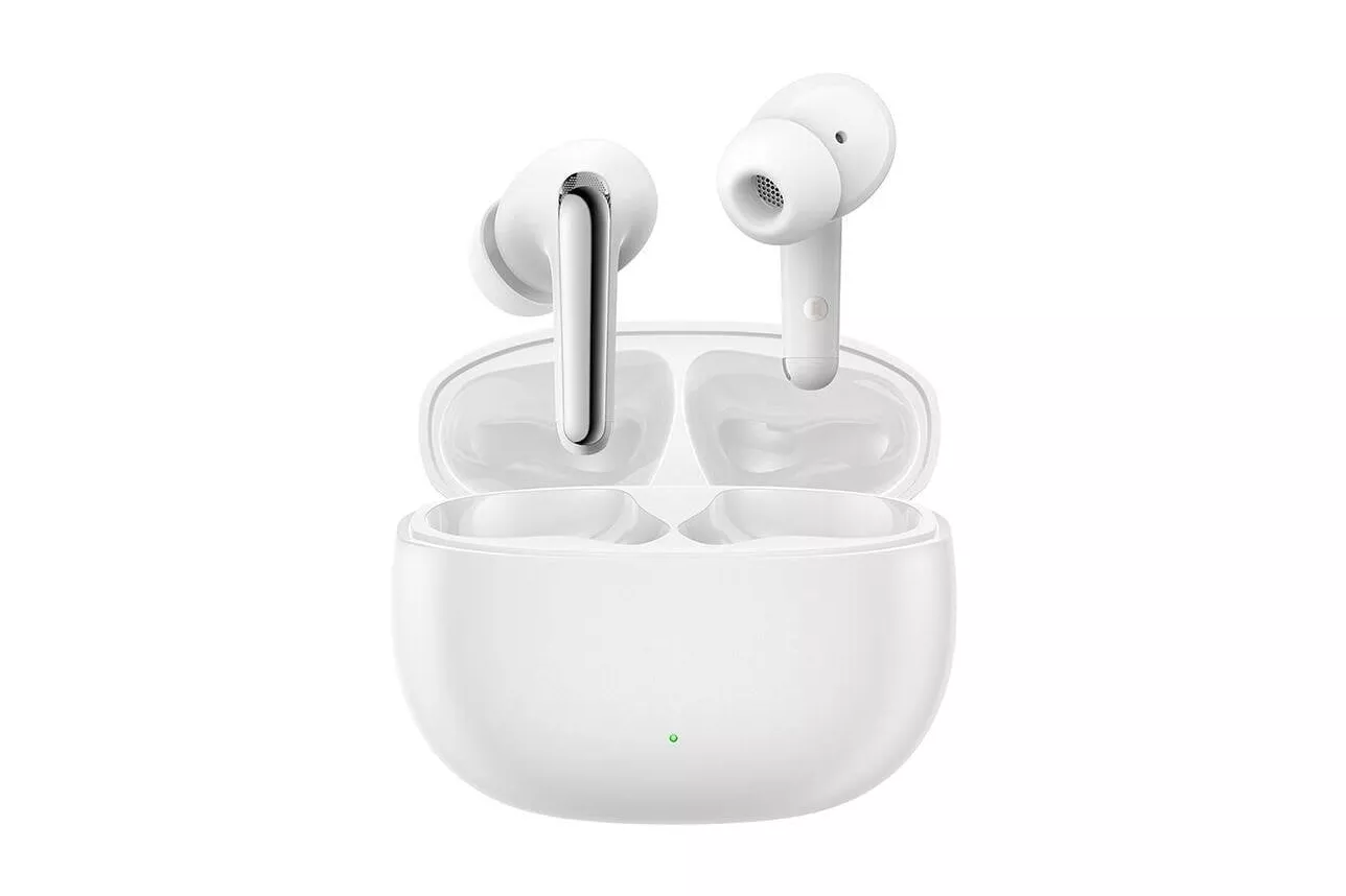 Auriculares Joyroom JR-FN1 inal&aacute;mbricos Bluetooth con Cancelaci&oacute;n de Ruido, Micr&oacute;fono y carga r&aacute;pida, blancos
