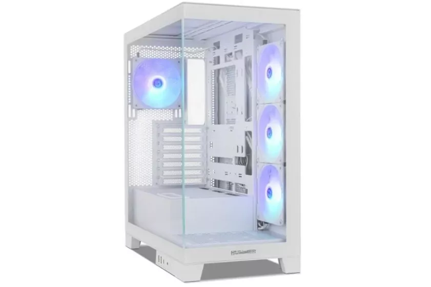Torre PC NOX Hummer GLOCK ARGB Semitorre ATX Cristal Templado USB-C Blanca - By B0rjaCS
