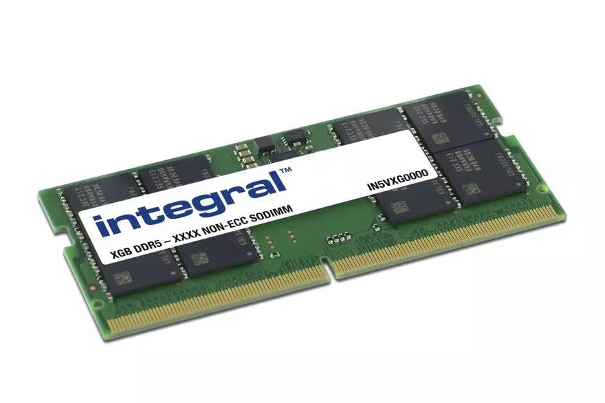 Memoria RAM Integral IN5V16GNHRBX 16GB 1x16GB DDR5 4800MHz CL40 SO-DIMM