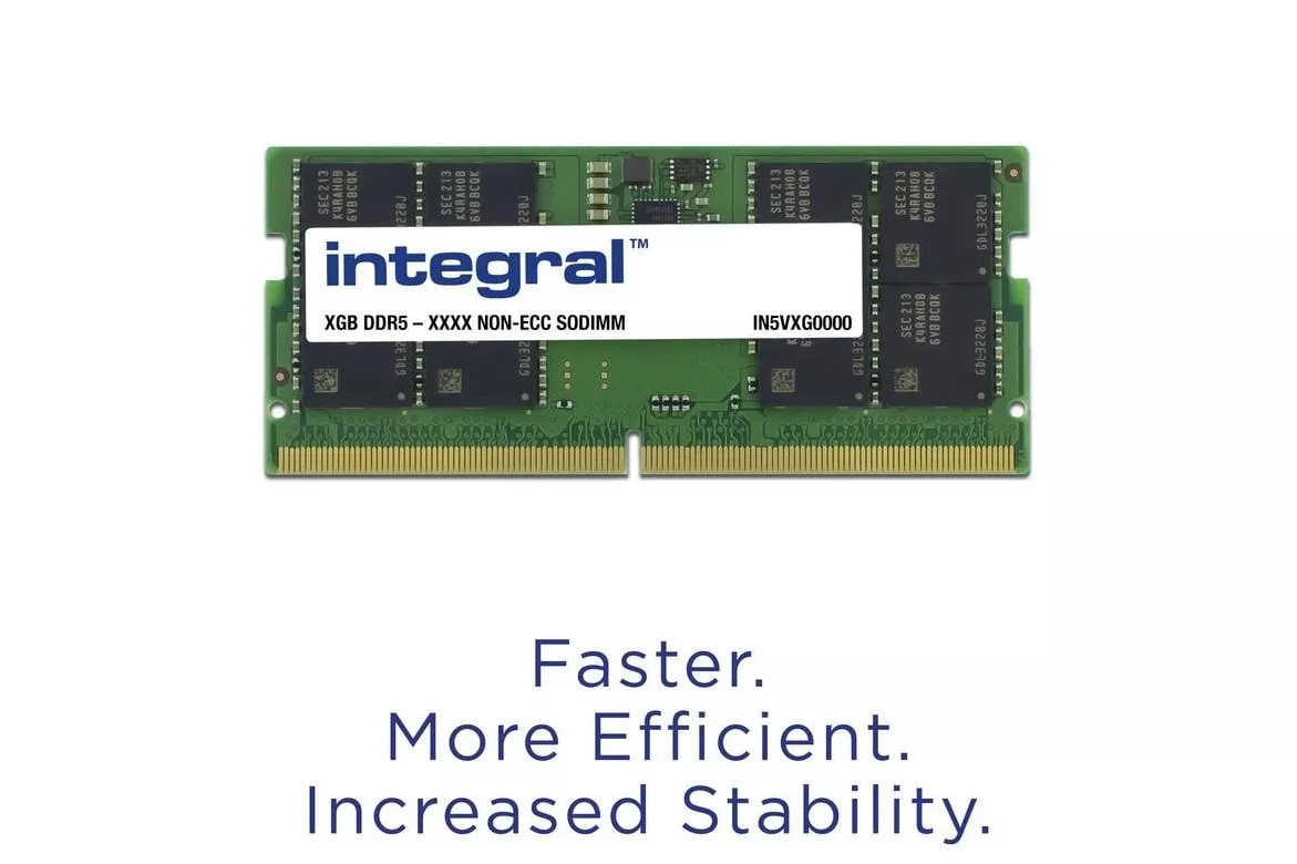 Memoria RAM Integral IN5V16GNJRDX 16GB 1x16GB DDR5 5600MHz CL46 SO-DIMM 262-pin