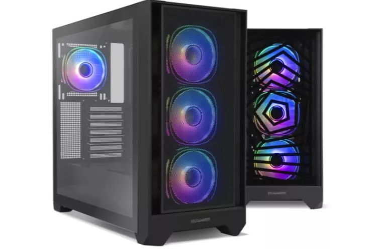 Torre PC NOX Hummer GLOCK ARGB Semitorre ATX Cristal Templado USB-C Negra By Perxitaa