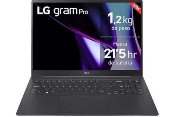 Port&aacute;til LG Gram Pro IA 16Z90U-K.AUB5BN U9-288V 32GB 1TB 16" WH11