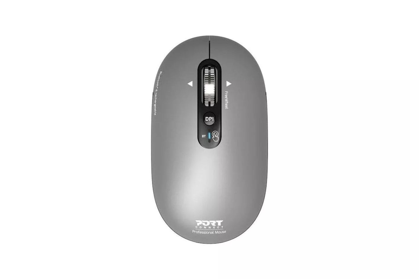 Rat&oacute;n Port Designs 910009 Bluetooth 3200 DPI Gris Ambidiestro FreeWheel&reg;
