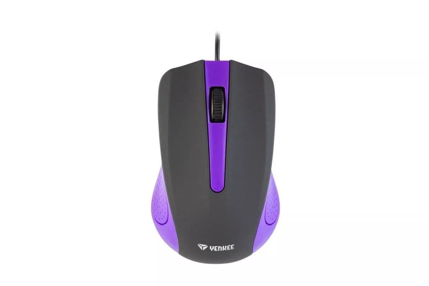 Rat&oacute;n Yenkee YMS 1015PE Cable USB 1000 DPI Negro/Violeta Ergonom&iacute;a