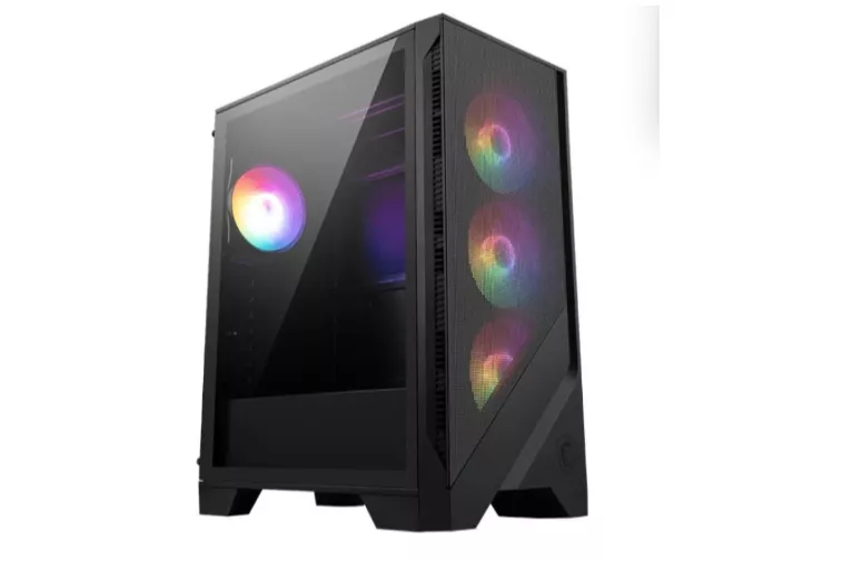 Torre PC MSI MAG FORGE 121A AIRFLOW ARGB Semi Torre ATX Cristal Templado USB 3.0 Negra Joker I Edition