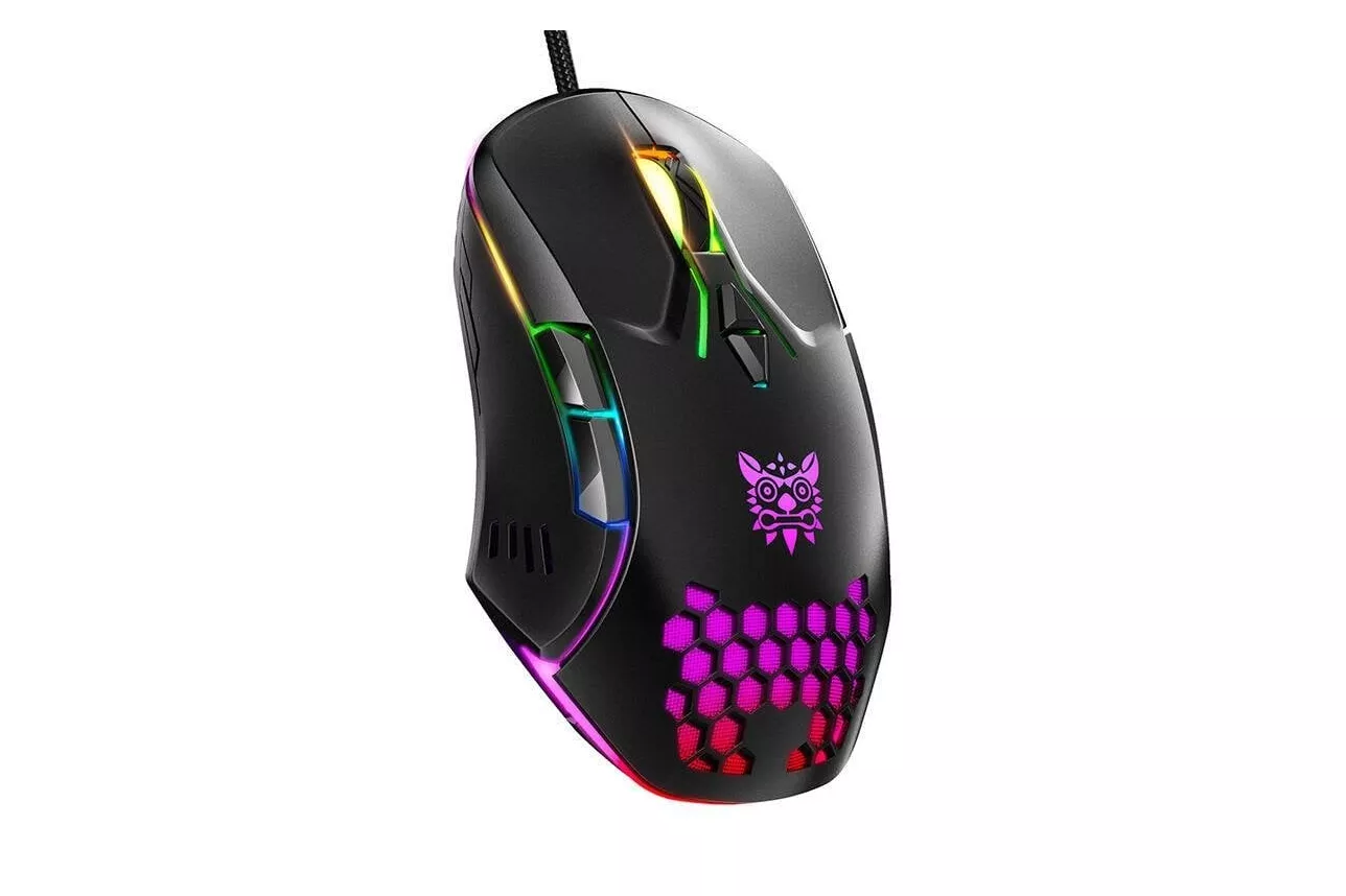 Rat&oacute;n ONIKUMA CW902 Gaming USB 6400 DPI RGB Negro Ergonom&iacute;a 7 Botones