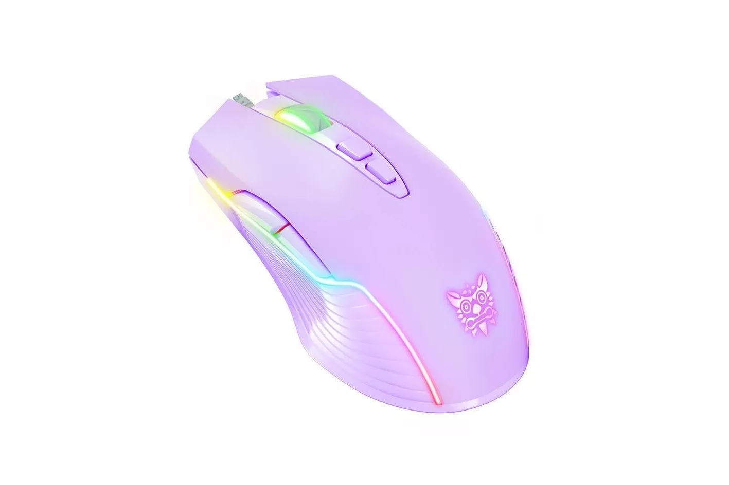 Rat&oacute;n ONIKUMA CW905 RGB USB 6400 DPI 7 Botones Morado Gaming