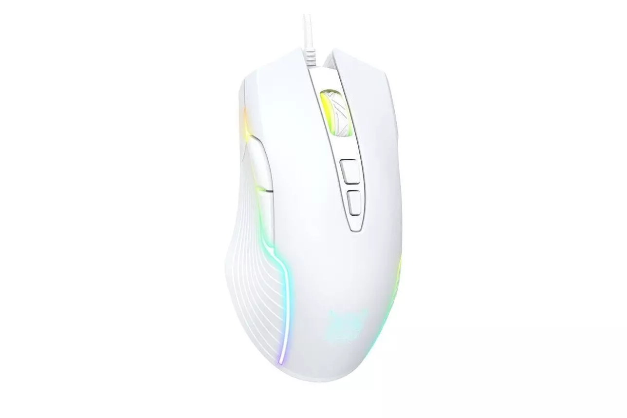 Rat&oacute;n ONIKUMA CW905 USB 6400 DPI RGB 7 Botones Blanco Gaming