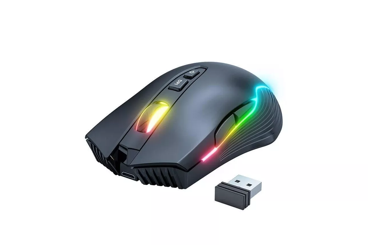 Rat&oacute;n ONIKUMA CW905 Wireless 3600 DPI RGB Negro 7 Botones Gaming