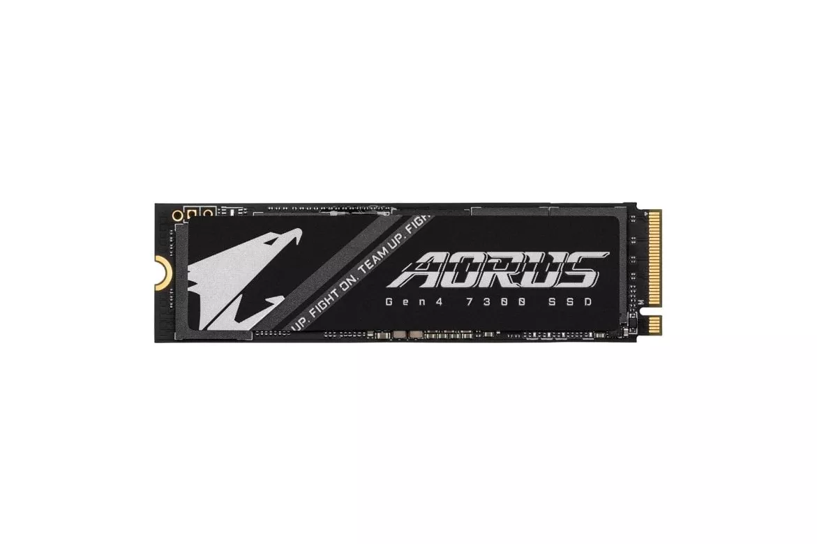 Disco Duro GIGABYTE AORUS Gen4 7300 1TB M.2 NVMe 7300MB/s DDR4 Cache