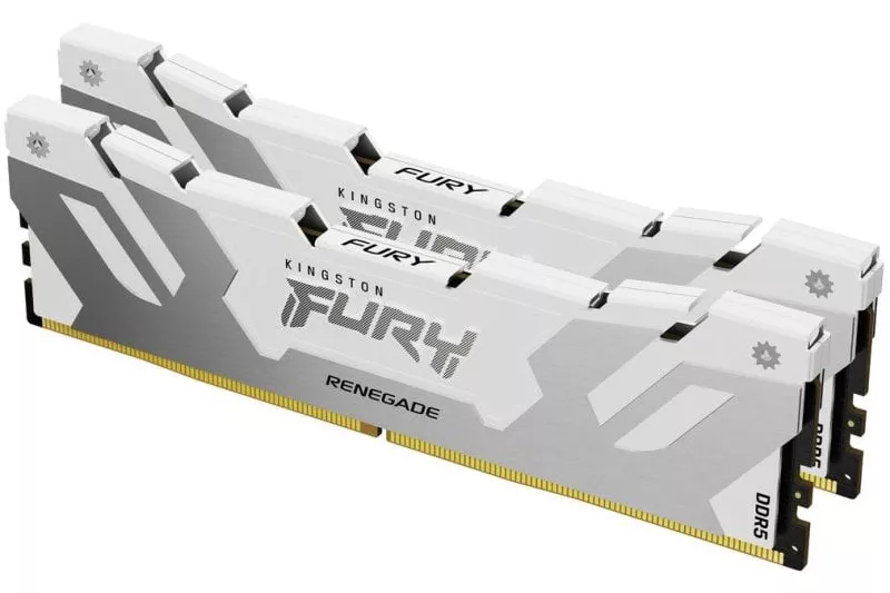 Memoria RAM Kingston FURY Renegade KF580C38RWK2-48 48GB Kit 2x24GB DDR5 8000MHz CL38 Intel XMP Blanco