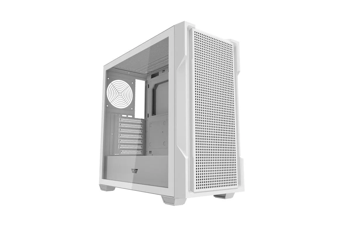 Torre PC Caja PC Darkflash DS900 Mesh Blanca Sin Ventiladores ATX