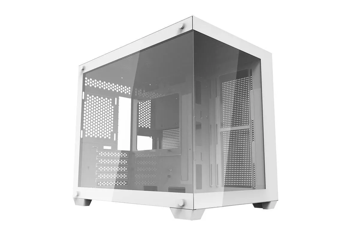 Torre PC Caja PC Darkflash C285MP Blanca Estructura Doble Cristal Templado