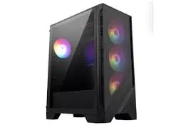 Torre PC MSI MAG FORGE 121A AIRFLOW ARGB Semi Torre ATX Cristal Templado USB 3.0 Negra Joker I Edition