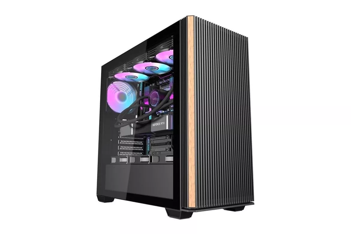 Torre PC Caja PC Darkflash DS900WS Negra + 4 Ventiladores ARGB