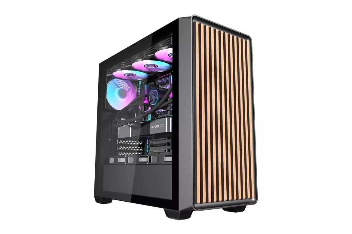 Caja PC Darkflash DS900WD Negra + 4 Ventiladores ARGB