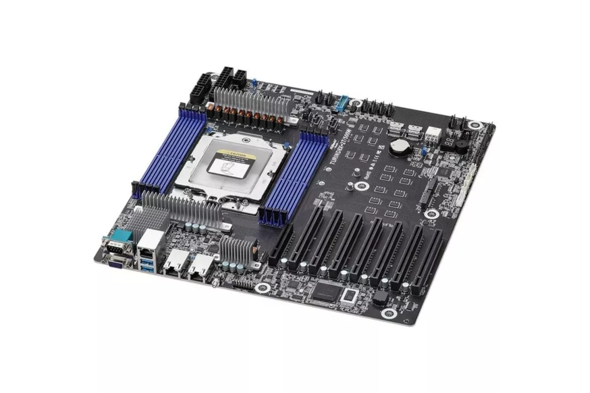 Placa Base AsRock TurinD8X-2T/500W SP5 DDR5 EEB PCIe 5.0 RJ45 10GbE