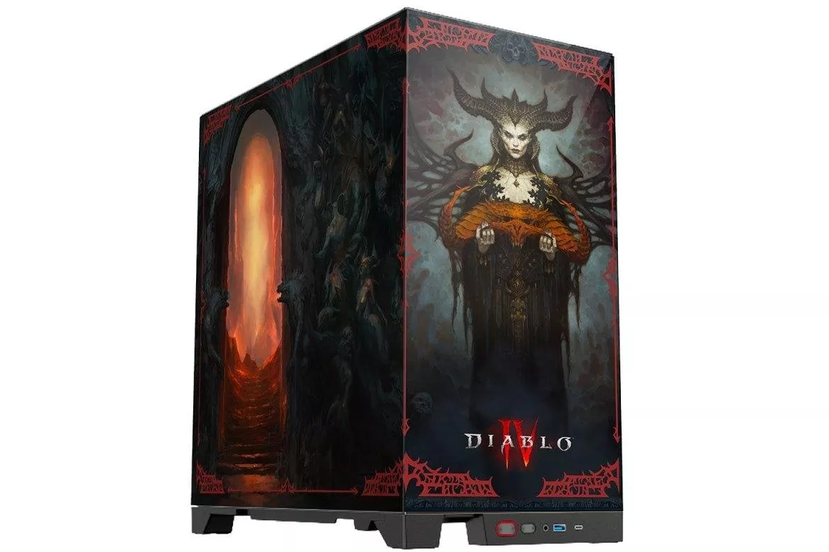 Caja PC Diablo IV Lilith Edici&oacute;n Limitada ATX Cristal Templado