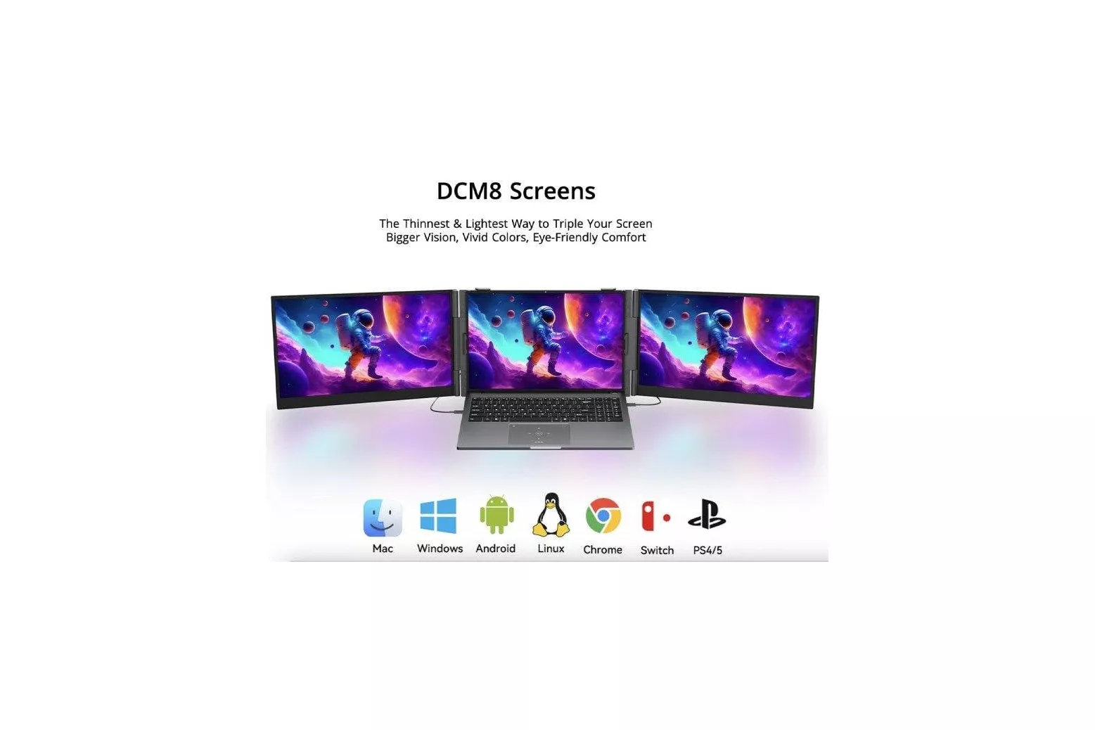 Monitor Blackview DCM8 15,3" FullHD IPS 60Hz Ultrafino USB-C Altavoz Integrado