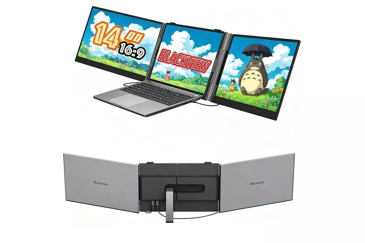 Monitor Blackview DCM6 14" FullHD 60Hz IPS Dual USB-C Ultraligero Sonido Integrado