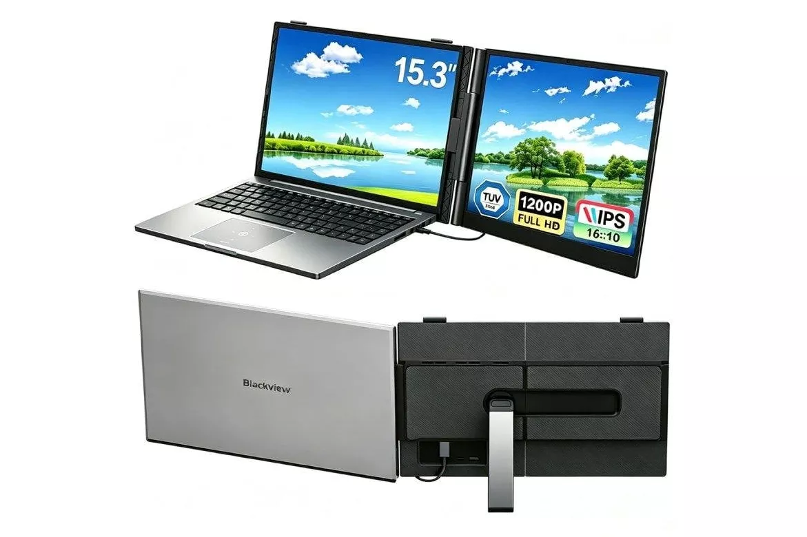 Monitor Blackview SCM8 15,3" FullHD+ 60Hz IPS Ultra-Ligero USB-C Altavoces T&Uuml;V