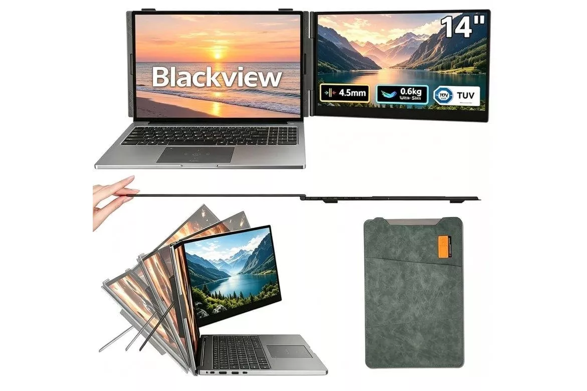 Monitor Blackview SCM6 14" FullHD 60Hz IPS Port&aacute;til Ultra-Ligero USB-C Altavoces
