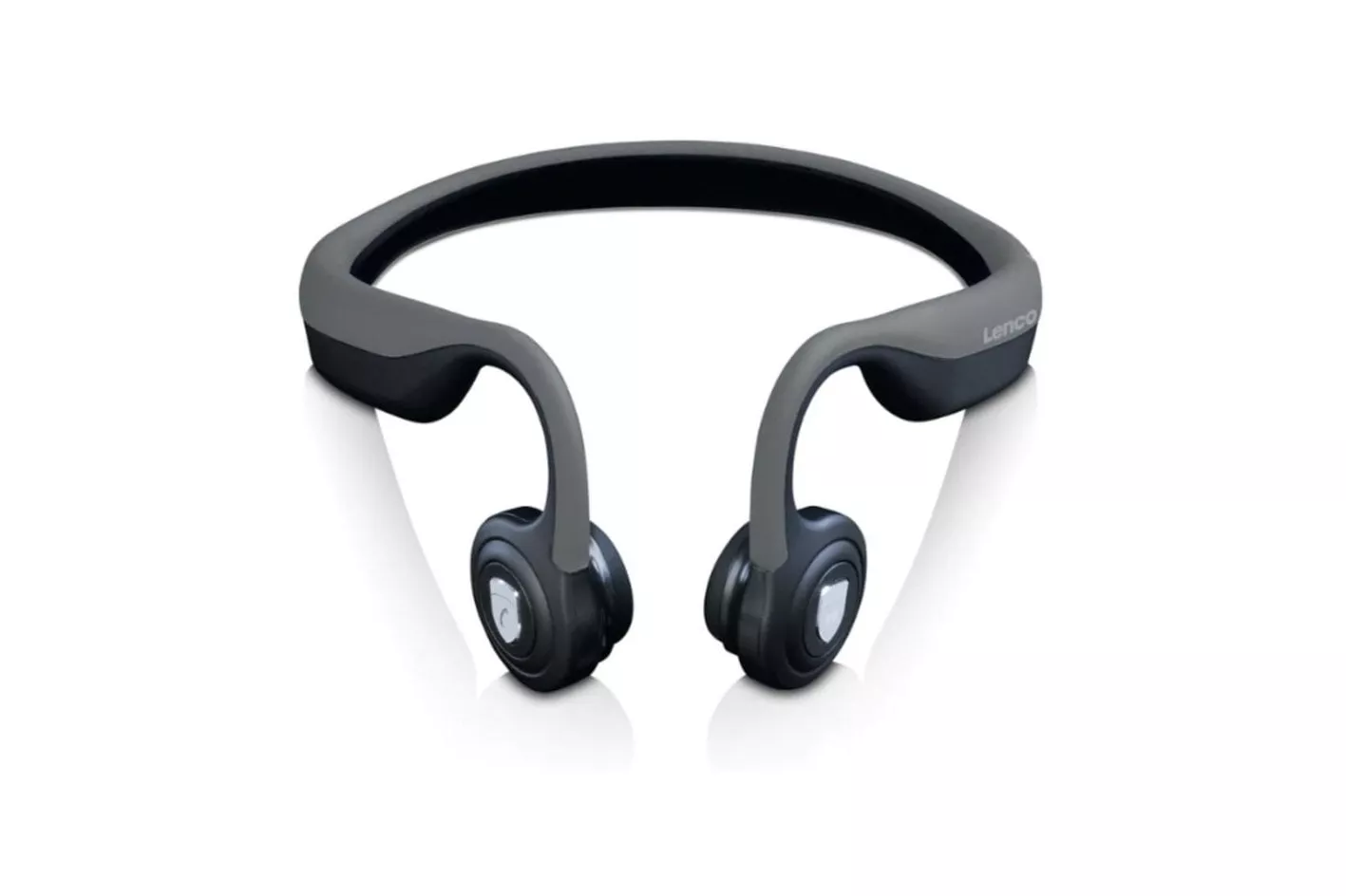 Auriculares Lenco HBC-200GY inal&aacute;mbricos Bluetooth deportivos con protecci&oacute;n IPX5 negros