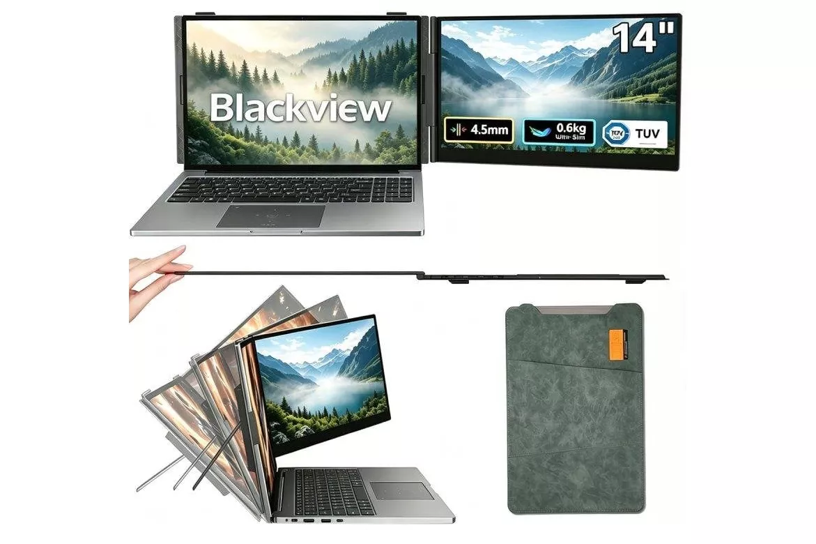 Monitor Blackview SCM6 14" FullHD 60Hz IPS Port&aacute;til USB-C Protecci&oacute;n Ocular Altavoces
