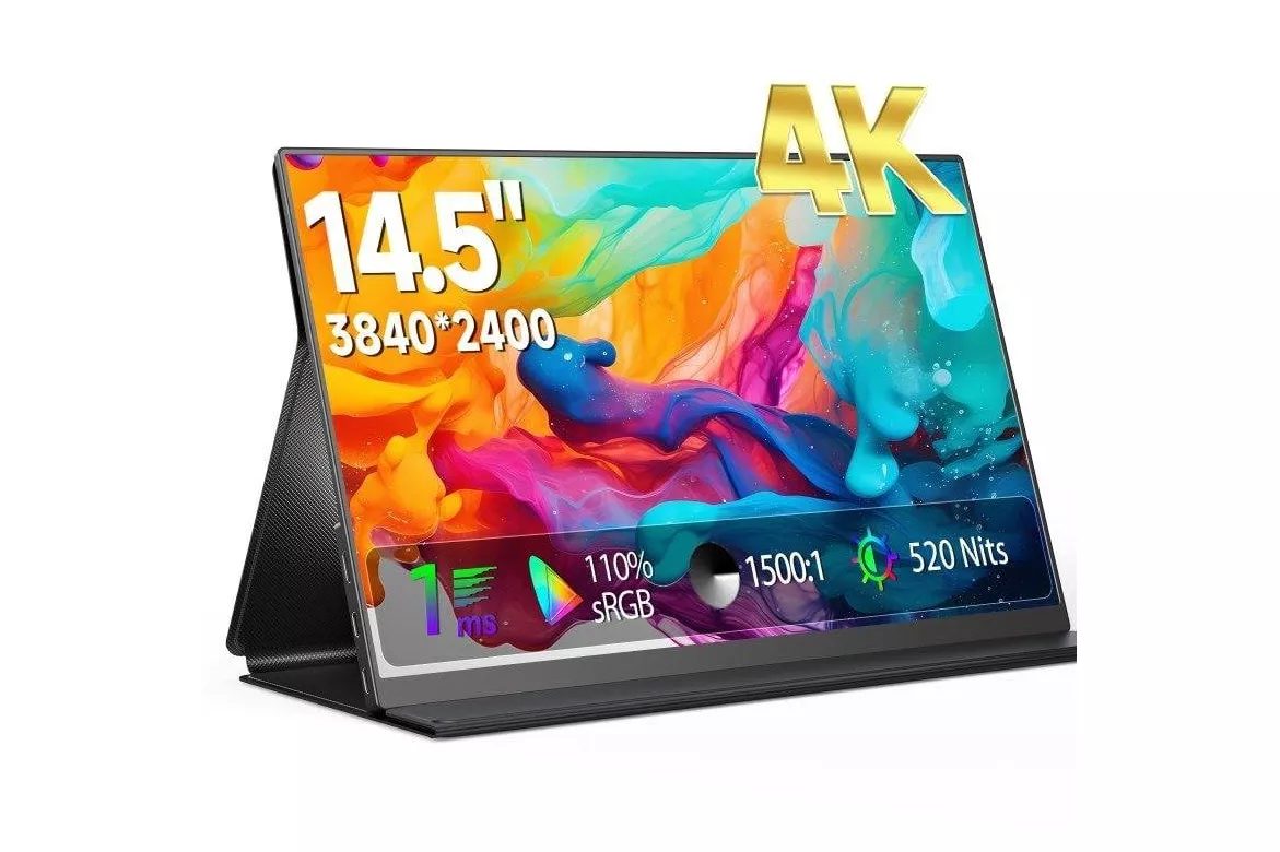 Monitor Uperfect 14,5" UltraHD 4K 60Hz IPS 110% sRGB 1ms Port&aacute;til