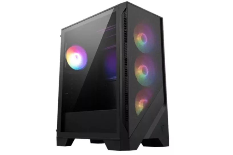 Torre PC MSI MAG FORGE 121A AIRFLOW ARGB Semi Torre ATX Cristal Templado USB 3.0 Negra Joker I Edition